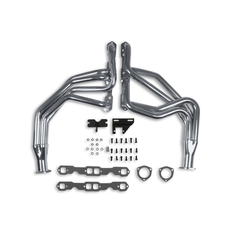 Hooker Competition Headers - 1.625 in Primary - 2.5 in Collector - Metallic Ceramic - Small Block Chevy - GM Fullsize SUV / Truck 1963-91 - Pair