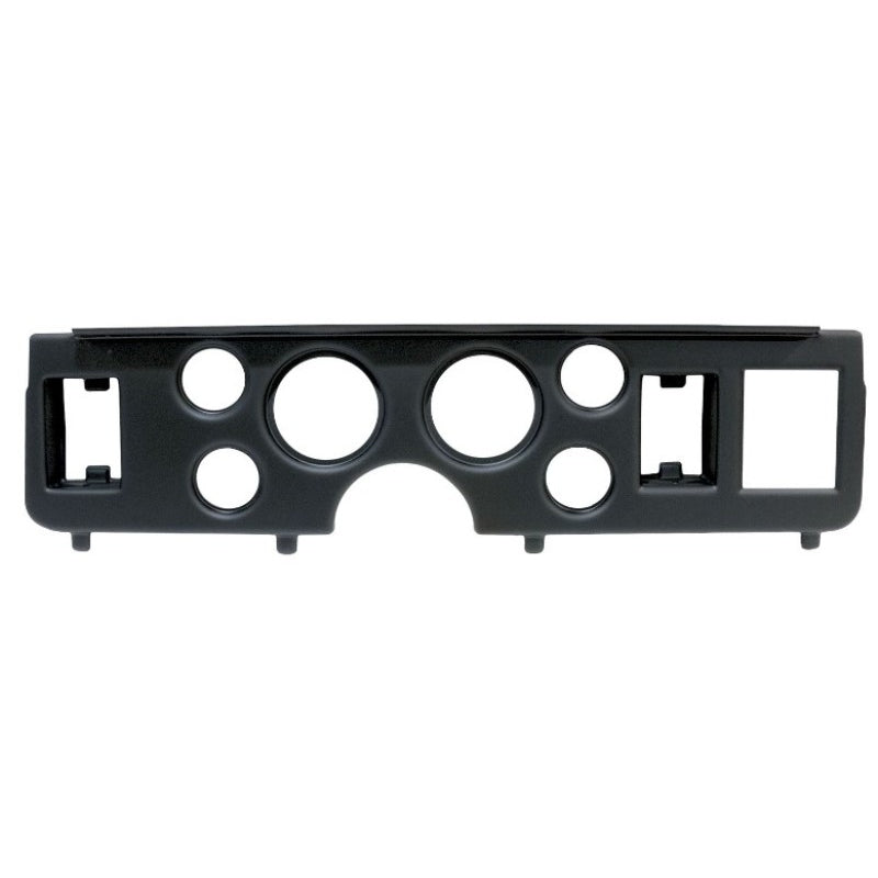 Auto Meter Direct-Fit Dash Panel - Four 2-1/16 in Holes - Two 3-3/8 in Holes - Black - Ford Mustang 1979-86