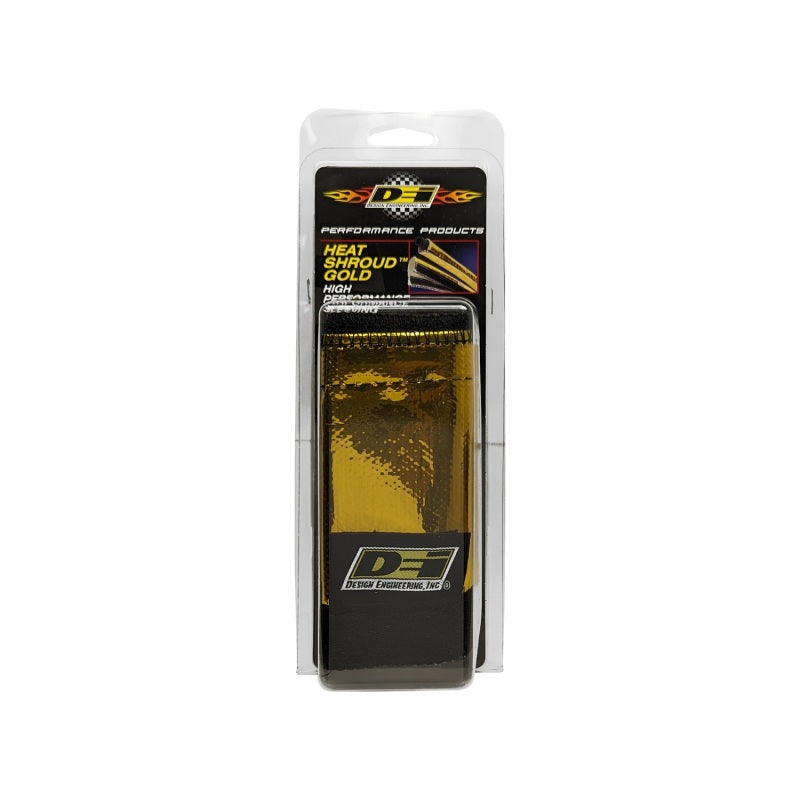 DEI Heat Shroud Gold - 1/2" to 1-1/4" Diameter x 3 ft Long - 0.031" Thick - Gold