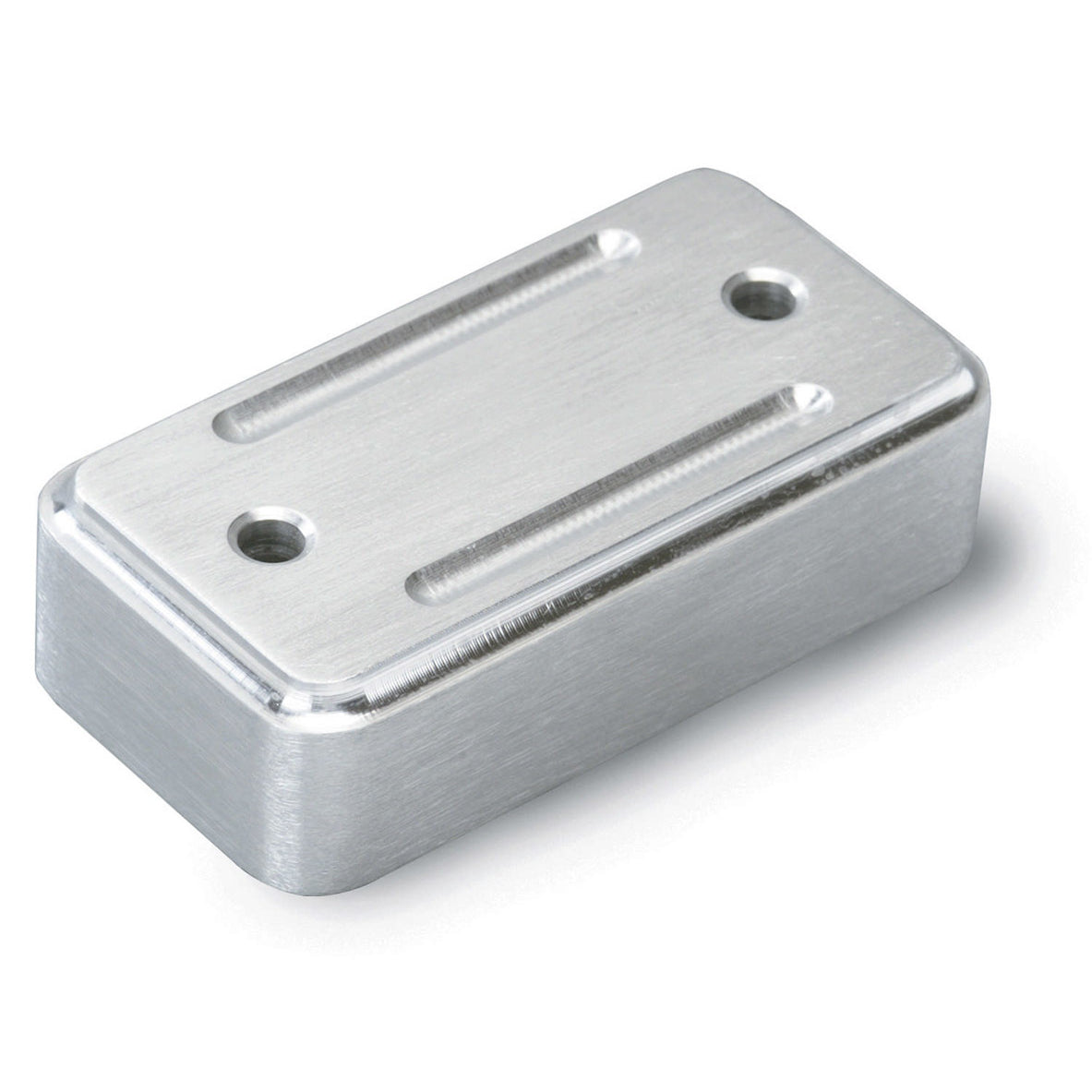 Lokar Rectangle Gas Pedal Spacer - Floor Mount - Billet Aluminum - Brushed