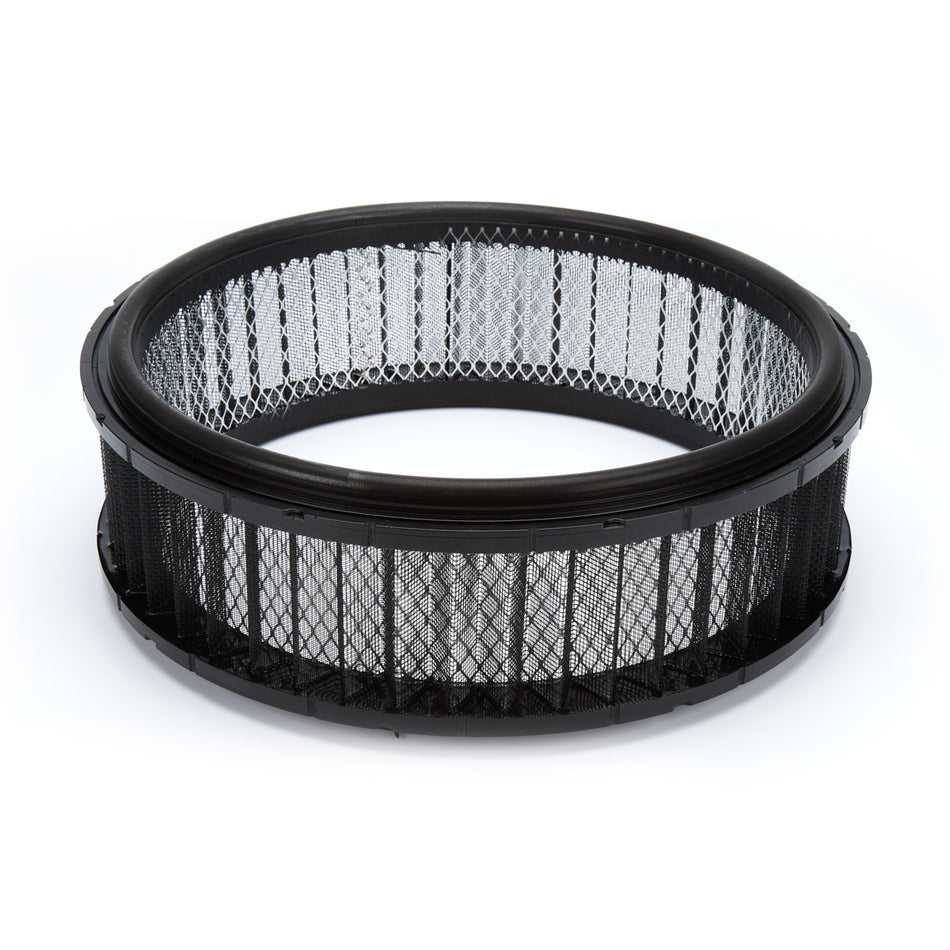 Walker Qualifying Classic Profile Air Filter Element - 14 in Diameter - 4 in Tall - Mesh Only