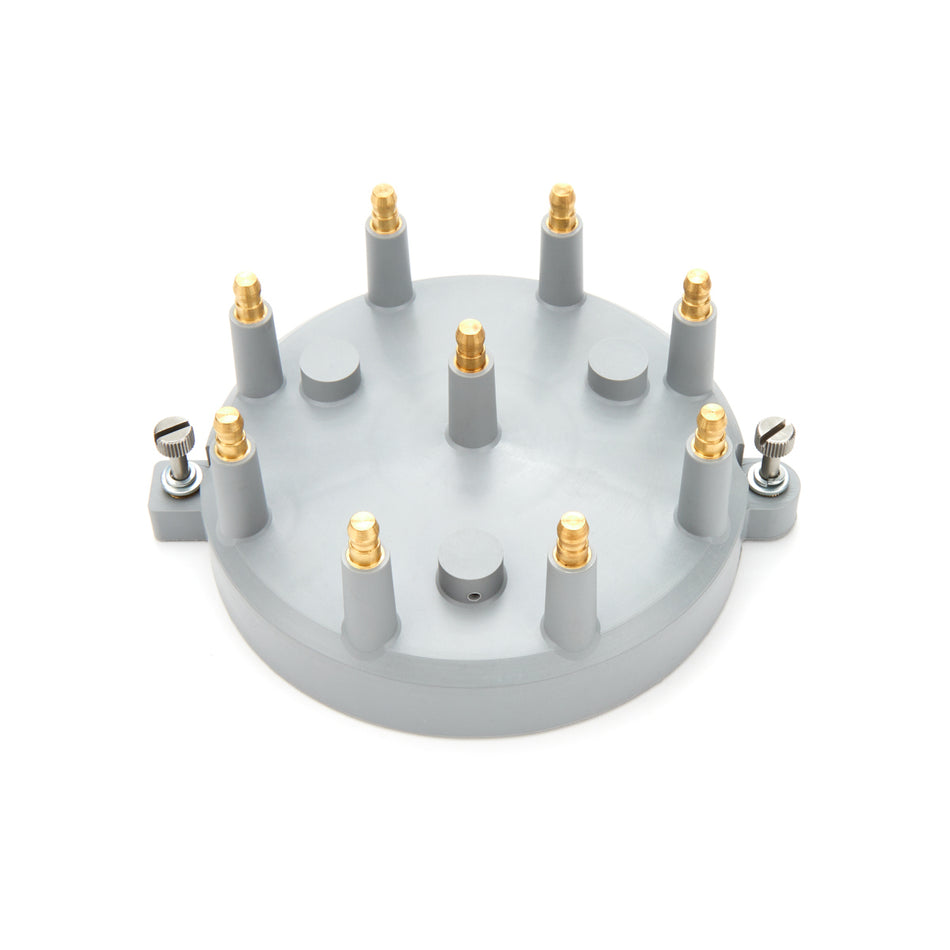 Jesel Pro Series Distributor Cap - HEI Style Terminals - Screw Down - Gray - Moroso - Jesel Belt Drive System - Various Applications V8