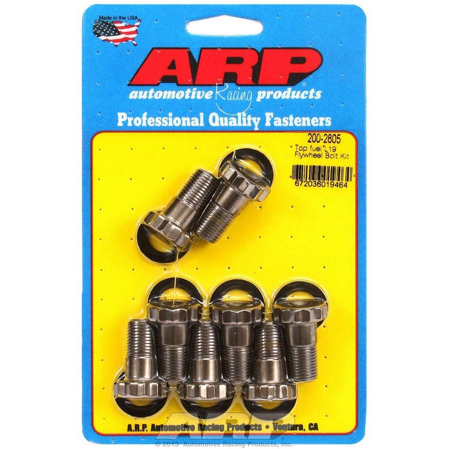 ARP Pro Series Flywheel Bolt Kit 1/2-20" Thread 1.000" Long 12 Point Head - L19