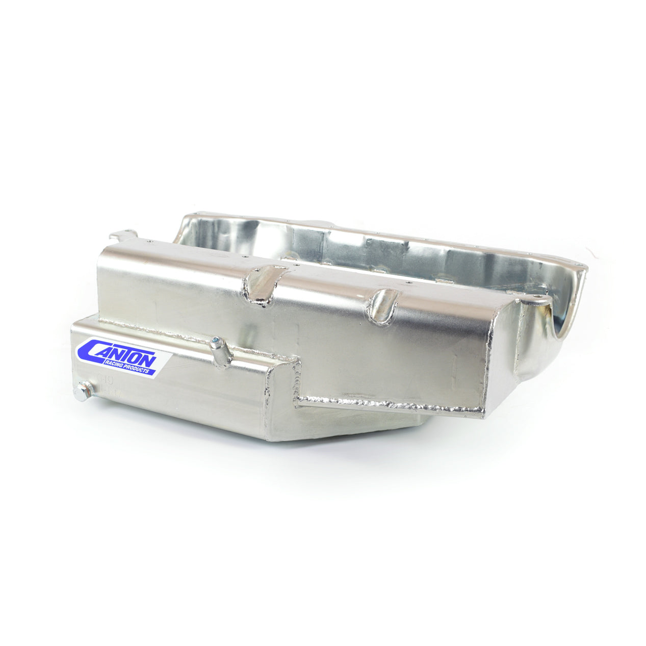 Canton 7" Open Chassis Style Wet Sump Steel Oil Pan - Circle Track - Pro Style - SB Chevy 85 & Earlier