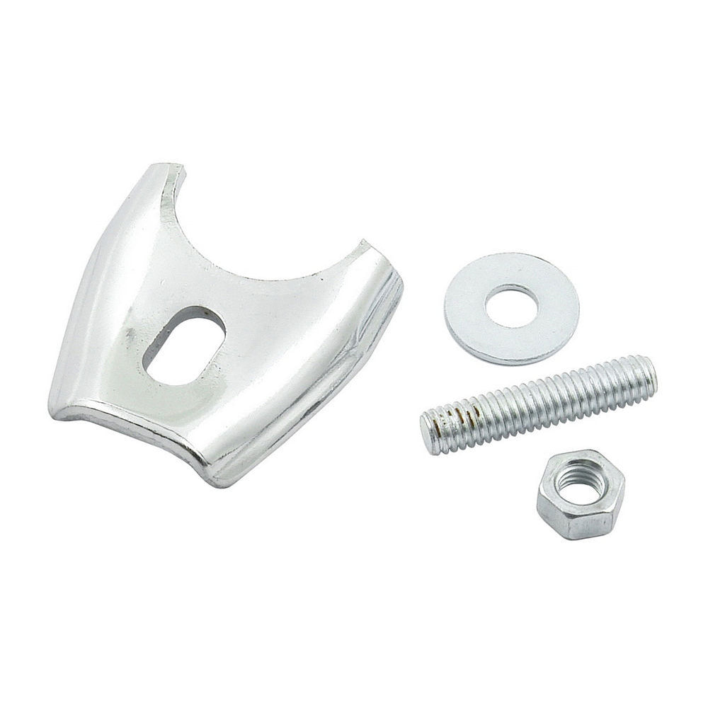 Mr. Gasket Distributor Hold-Down Clamp - Steel - Chrome - Stud Mount - Ford - BB , Boss , Cleveland , SB , Modified