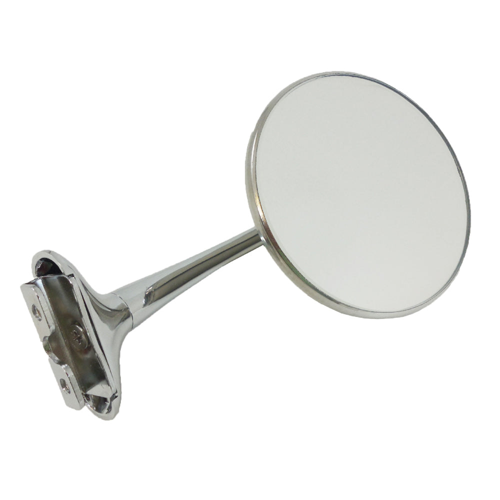 Racing Power SS 4" Chrome Old Style Door Edge Mirror