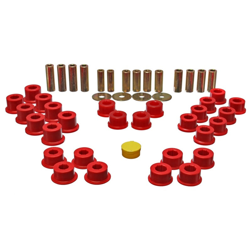 Energy Suspension Hyper-Flex Rear Trailing Arm Bushing - Red - Mazda MX5 1990-97