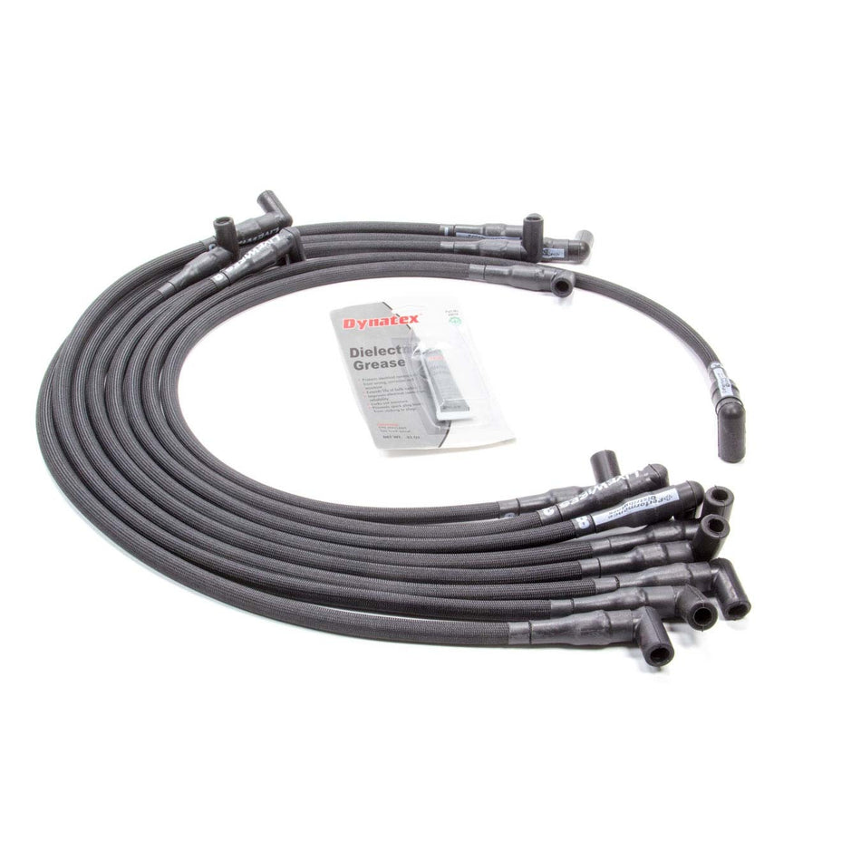 Performance Distributors D.U.I. LiveWires Spark Plug Wire Set Spiral Core 10 mm Black - 90 Degree Plug Boots