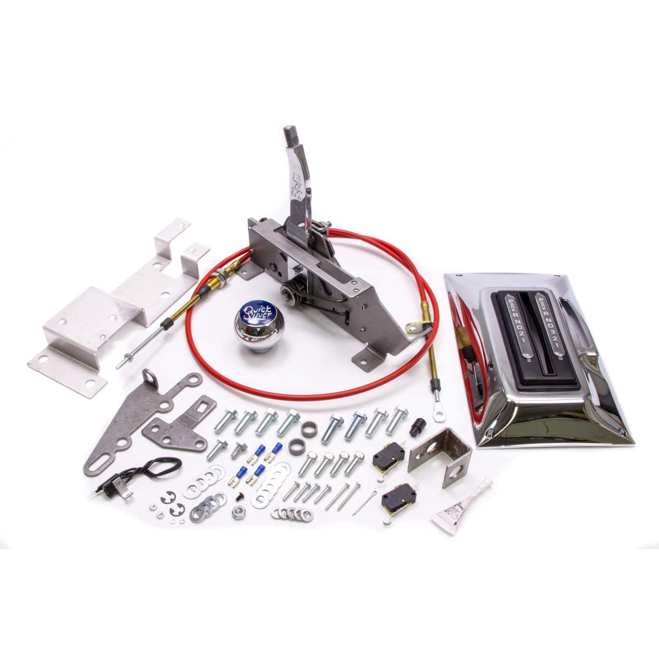 B&M Quicksilver Console Shifter Shifter Automatic Console Mount Forward/Reverse Pattern - 5 ft Cable