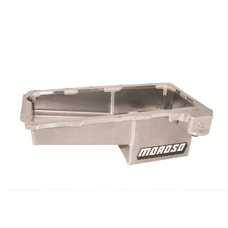 Moroso Drag Race Wet Sump Oil Pan - 7 Quart Capacity - 7.625 in Deep - GM LS-Series - COPO - Chevy Camaro 2016-18 21153