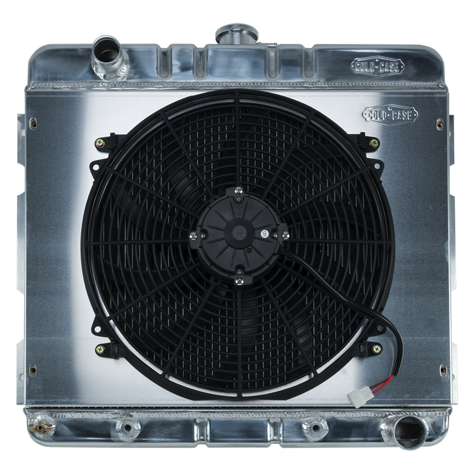 Cold-Case Aluminum Radiator and Fan - 25" W x 22.5" H x 3" D