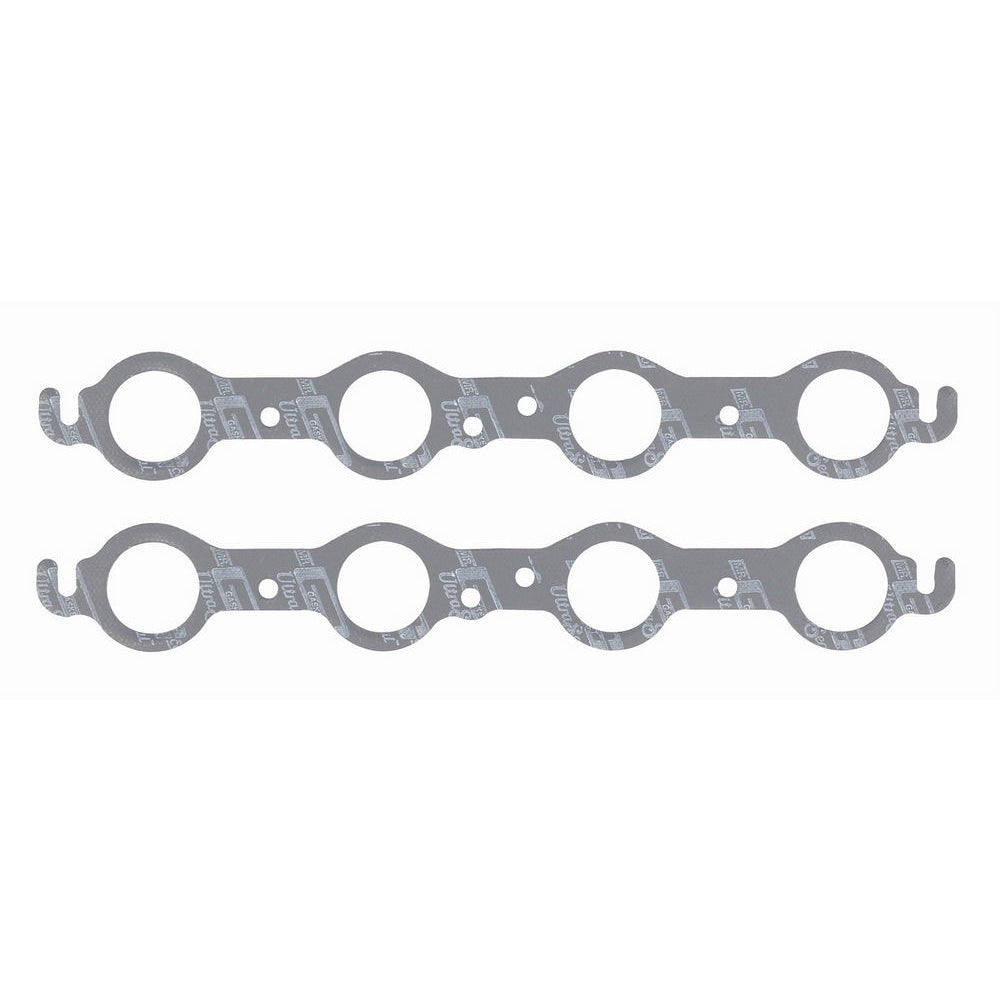 Mr. Gasket Ultra-Seal Exhaust Header / Manifold Gasket - 1.750 in Round Port - Steel Core Laminate - GM LS-Series - Pair