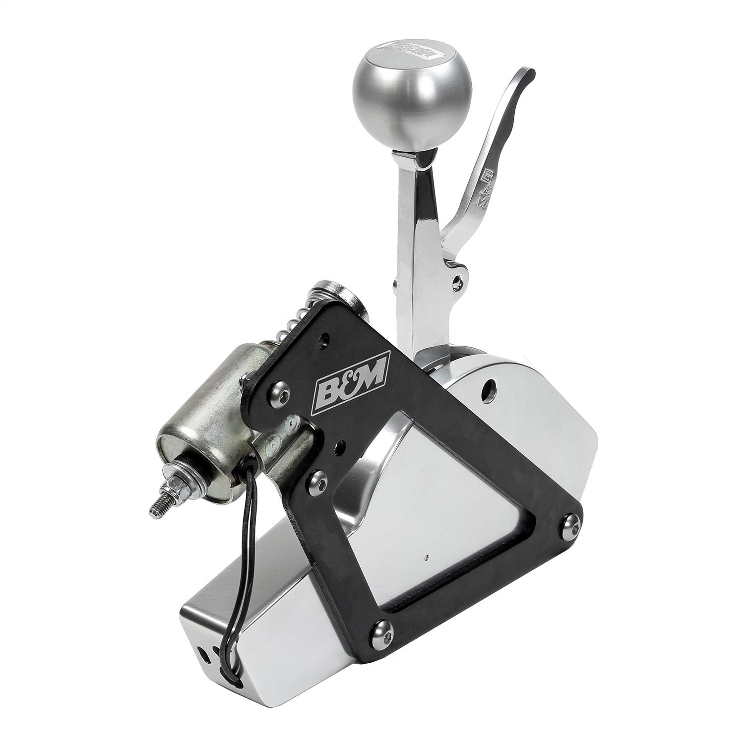 B&M Shifter Solenoid Kit - Bracket/Hardware - Stainless