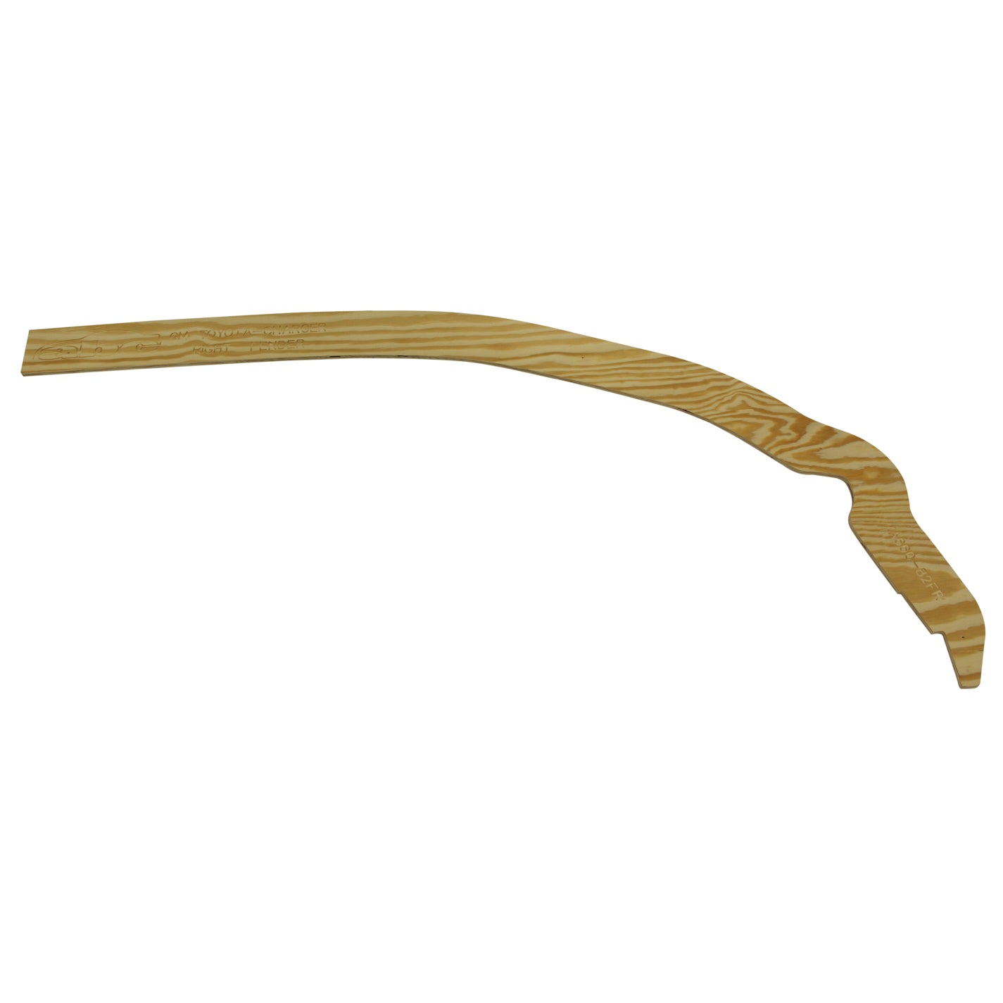 Five Star ABC Body Fender Template - Chevrolet SS / Toyota Camry - Wood - Right