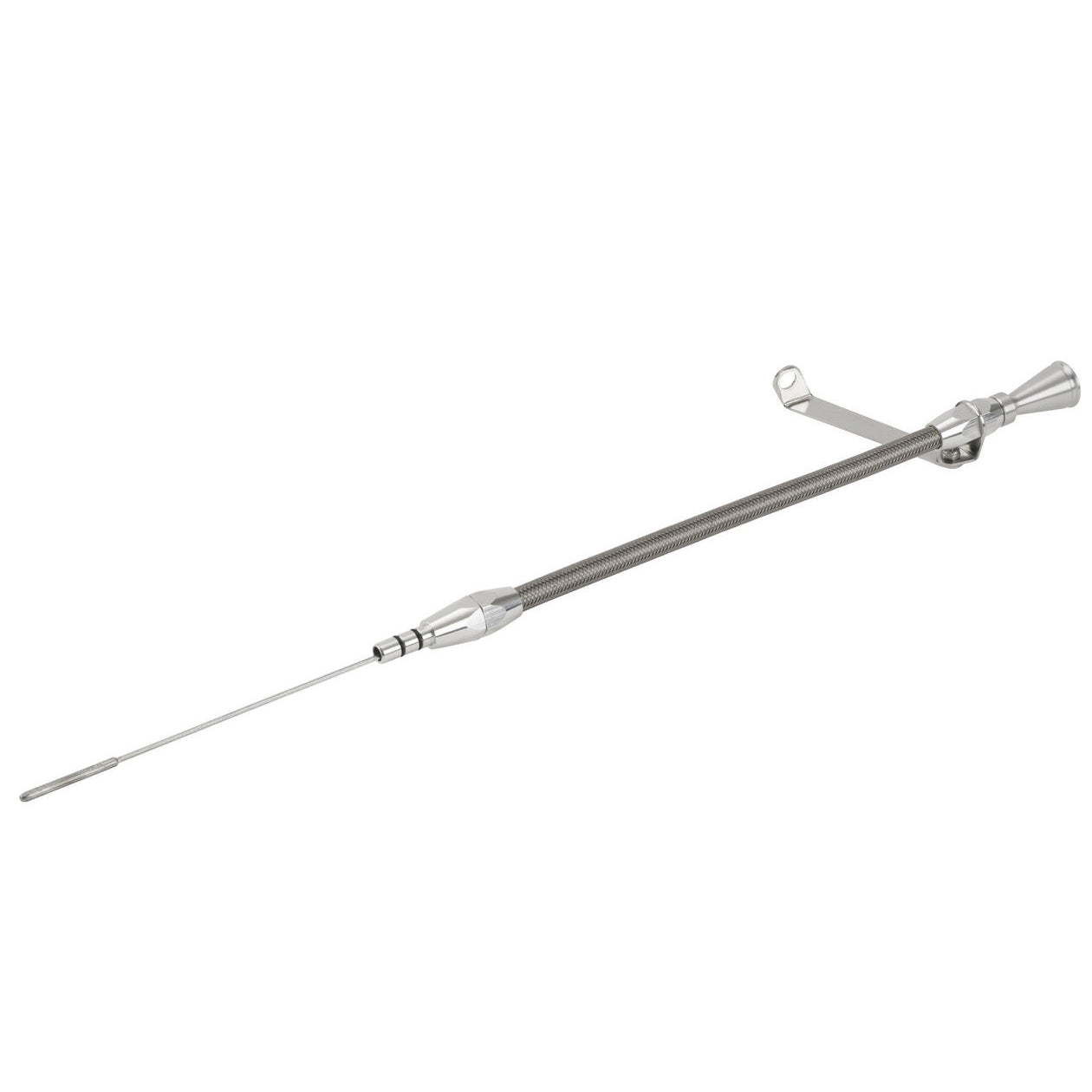 Lokar Braided Stainless Engine Oil Dipstick Stainless Natural Mopar RB-Series - Each