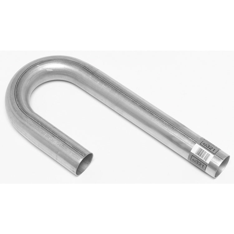 Dynomax 2.25" Aluminuminized J-Bend Pipe 3.5 Radius 16 Gauge