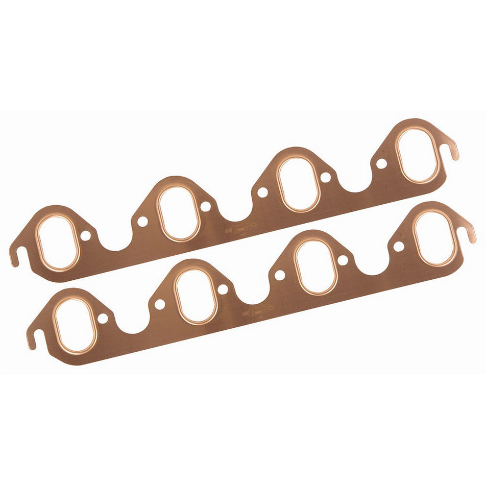 Mr. Gasket Copperseal Exhaust Gasket Set - Port Dimensions: Width: 1.25 in. x Height: 2.08 in.