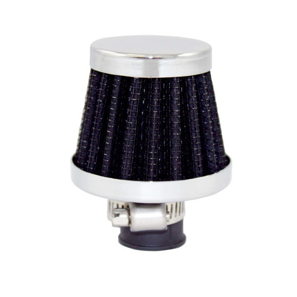 Specialty Products Clamp-On Conical Breather - 1/2 in OD Tube - Black