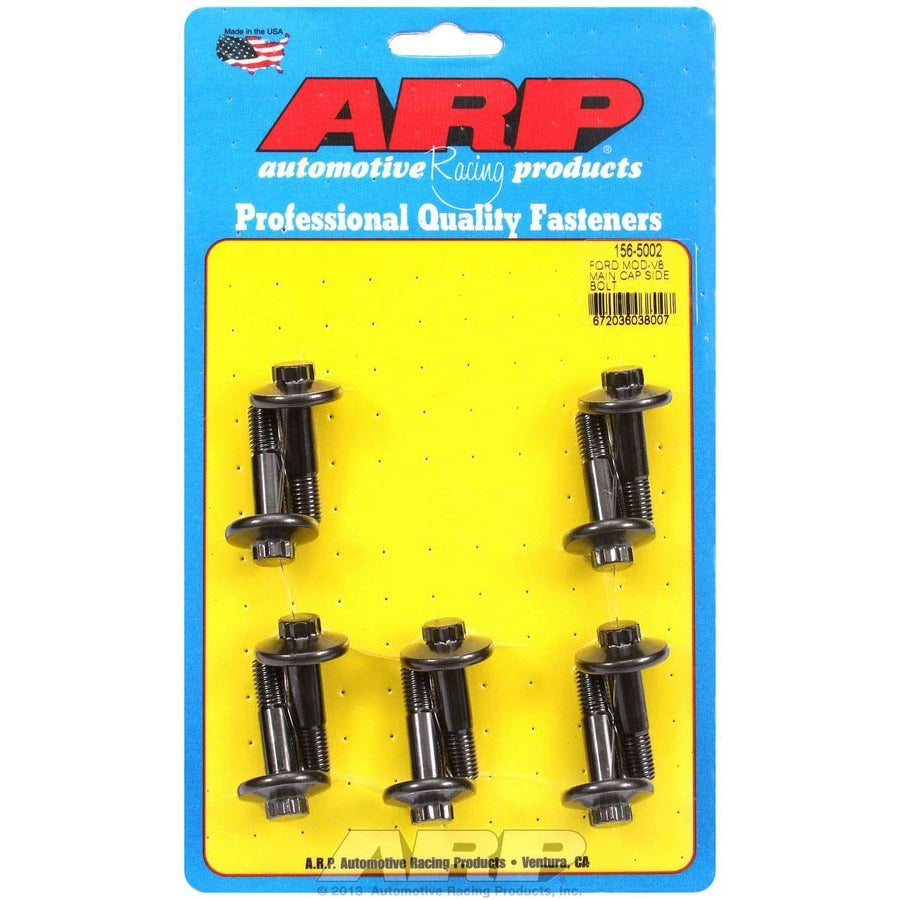 ARP Main Bolt Kit - Side Bolts - 12 Point Head - 9 mm Thread - 4-Bolt Mains - Chromoly - Black Oxide - Late  Block - Ford Modular