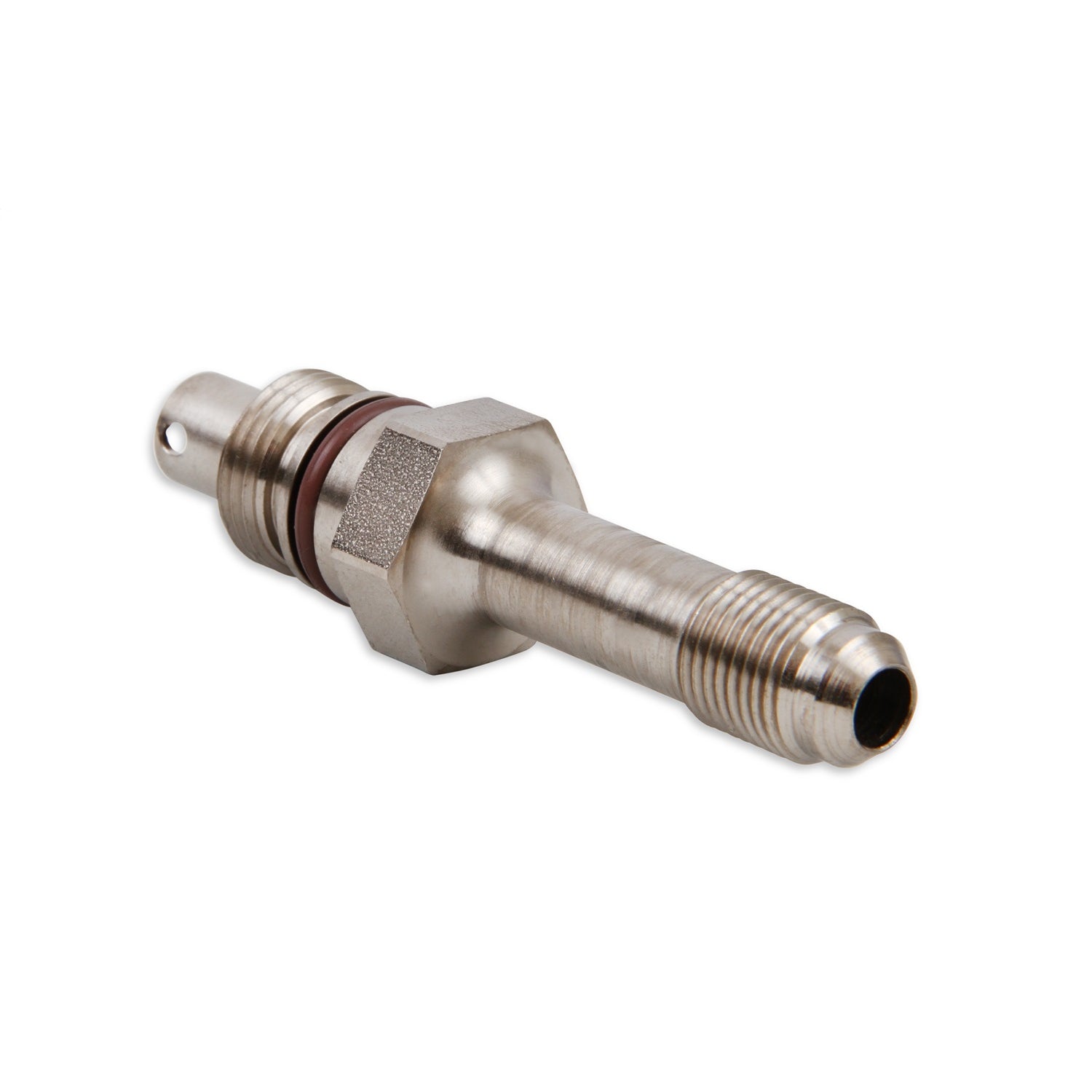 Earl's Adapter Fitting - Straight - 6 AN Male to 16 mm x 1.5 Male O-Ring - Steel - Nickel Plated - Power Steering Systems