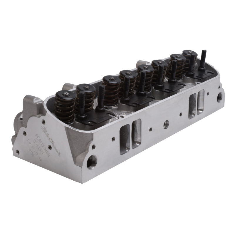 Edelbrock Performer Pontiac D-Port Cylinder Head - Chamber Size: 72cc