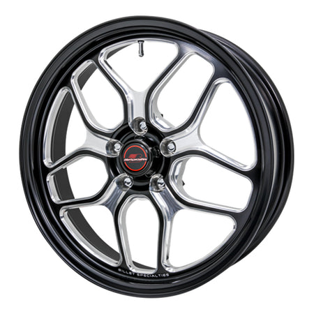 Billet Specialties Win Lite Wheel - 18 x 5" - 2.125" Backspace - 5 x 115 mm - Black/Machined