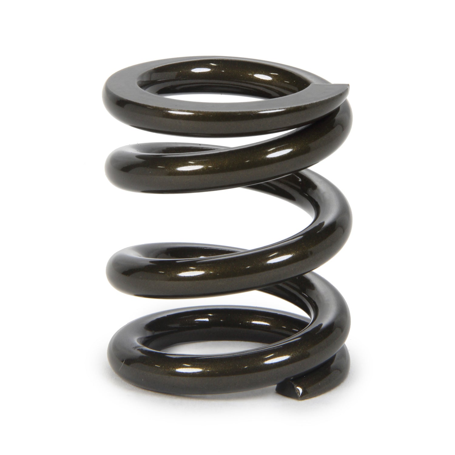 Landrum ST Series Bump Stop Spring - 2.125" Free Length - 1.960" OD - 1400 lb/in Spring Rate - Steel - Gray Powder Coat