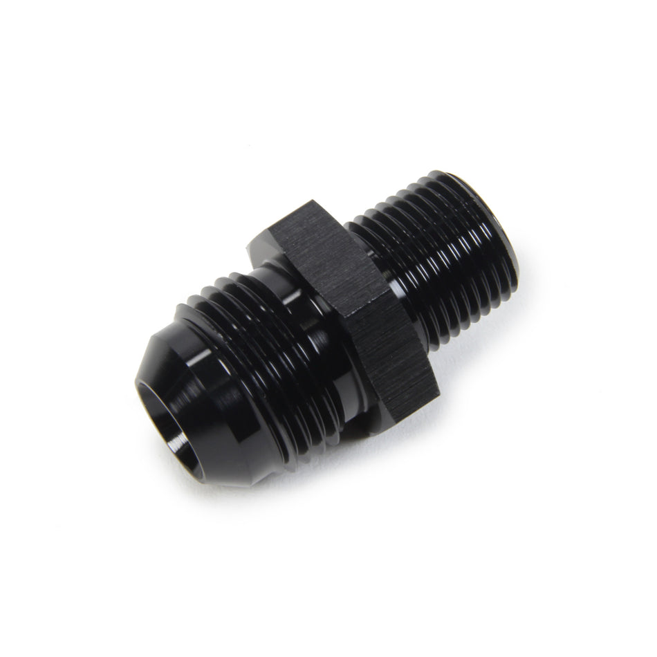 Triple X Race Co. Adapter Fitting Straight 10 AN Male to 3/8" NPT Male Aluminum - Black Anodize