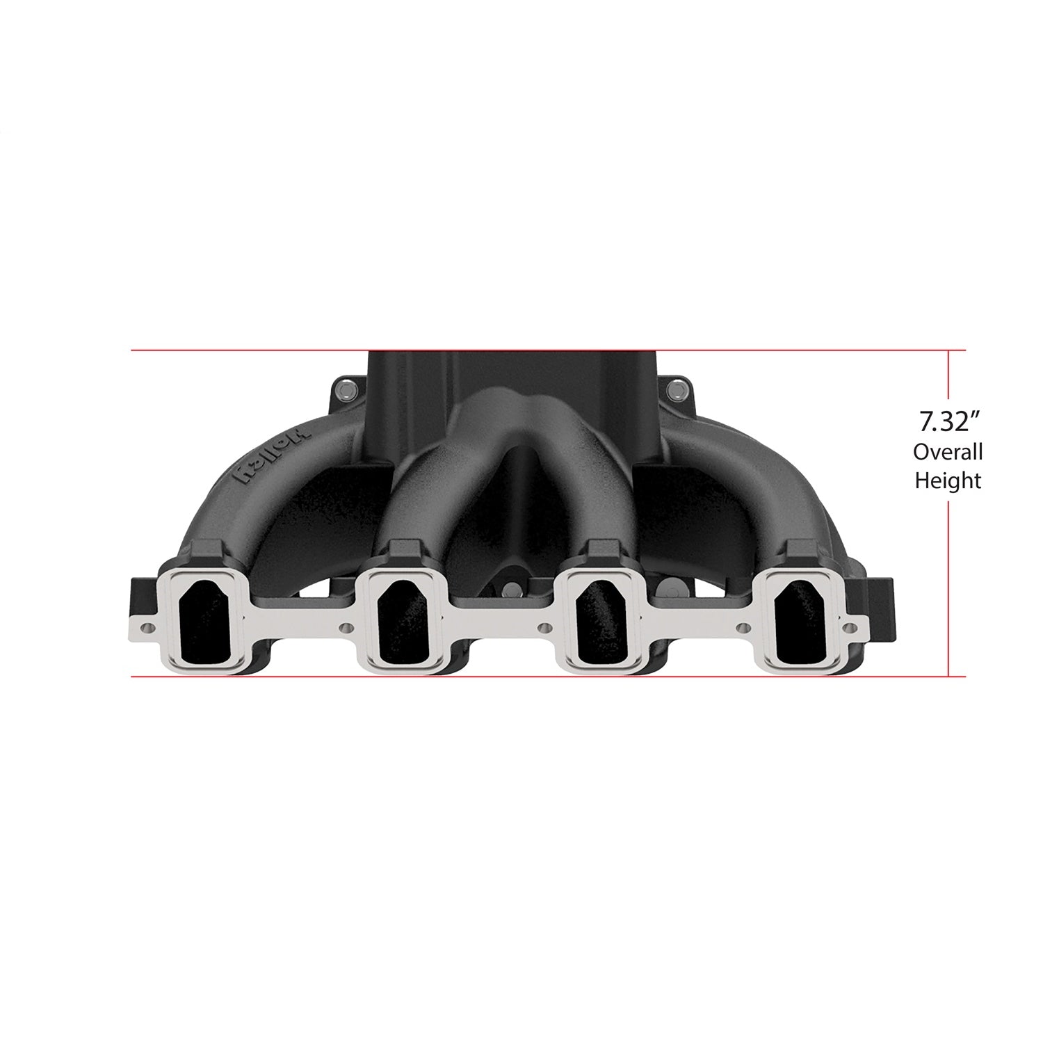 Holley Single-Plane Race Square Bore Single Plane Intake Manifold - Black Ceramic - LS1 / LS2 / LS6 - GM LS-Series