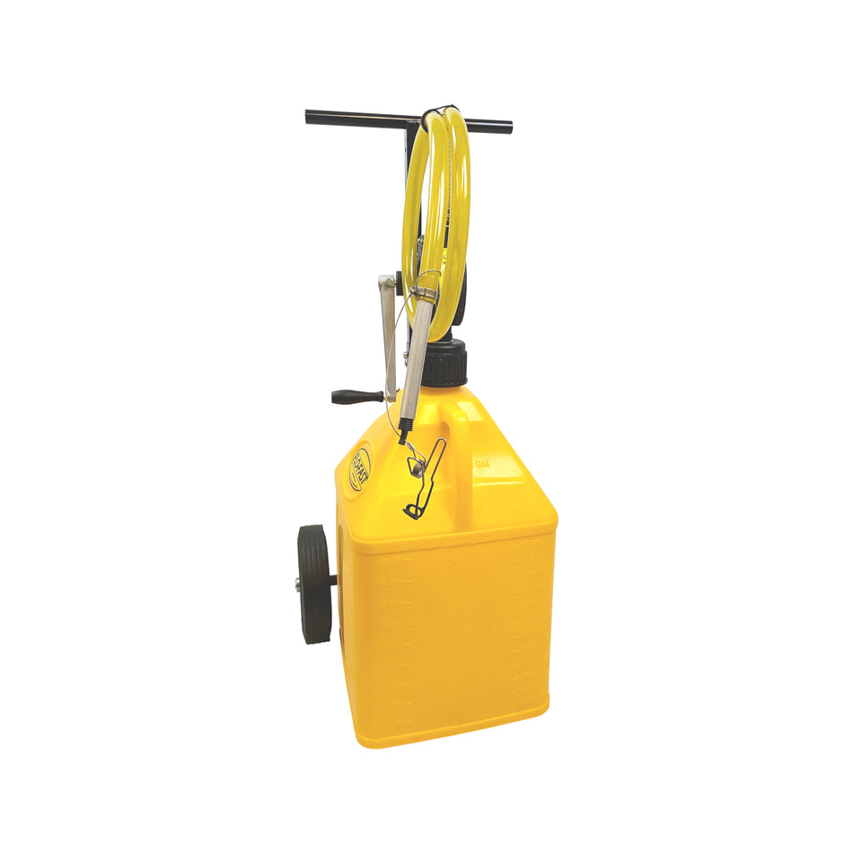 Flo-Fast 15 Gallon Professional Compact Versa Cart System - Yellow