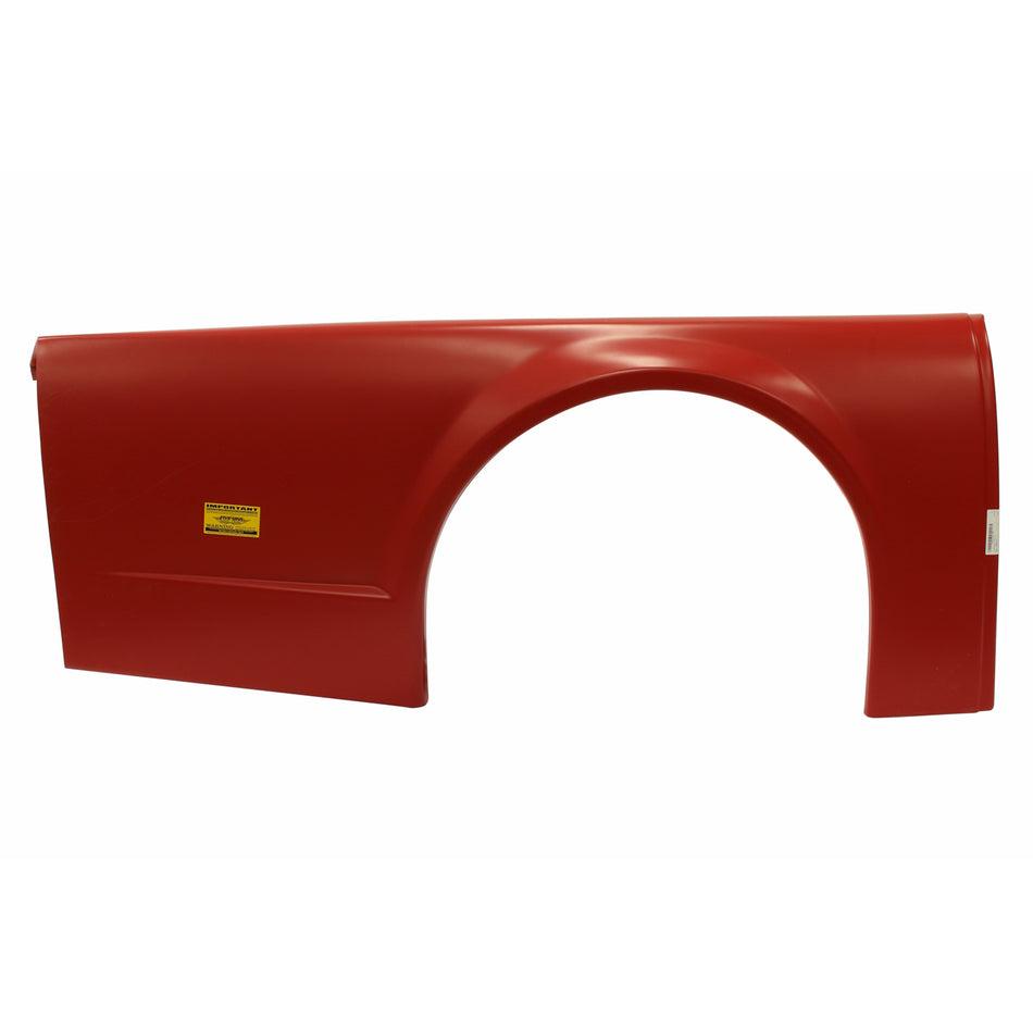 Five Star 2019 Late Model Quarter Panel - Molded Plastic - Red - Right