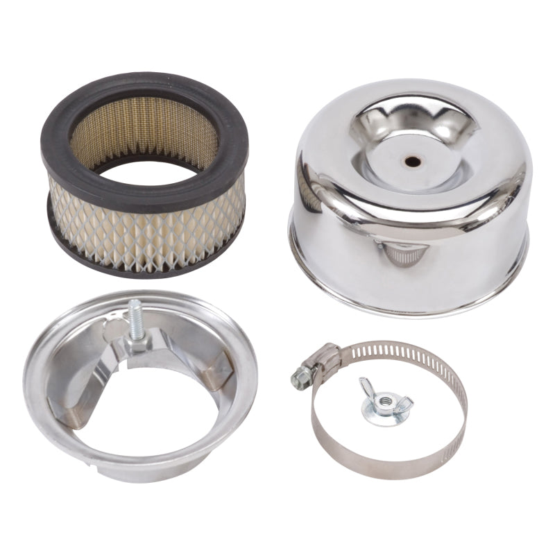 Edelbrock 94 Chrome Air Cleaner - Round