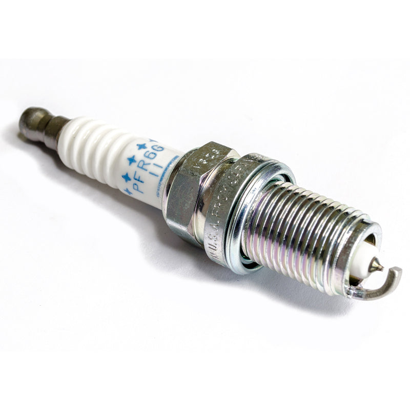 NGK Laser Platinum Spark Plug 14 mm Thread 0.749 in Reach Gasket Seat - Stock Number 5555
