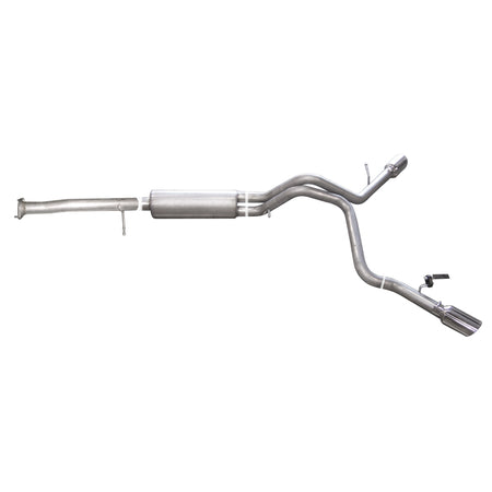 Gibson Dual Extreme Cat-Back Exhaust System - 3 in Tailpipe - 5 in Tips - Polished - Chevy / Pontiac Compact Car 1967-69