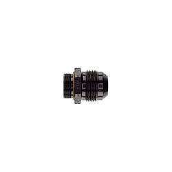 XRP Adapter Fitting Straight 10 AN Male to 22 mm x 1.5 O-Ring Aluminum - Black Anodize
