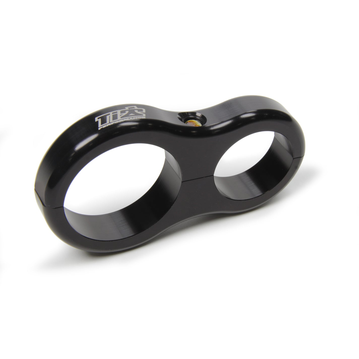 Ti22 Fuel Filter Bracket - Clamp-On - 1-1/2" OD Tubes - 2" Diameter - Aluminum - Black Anodized