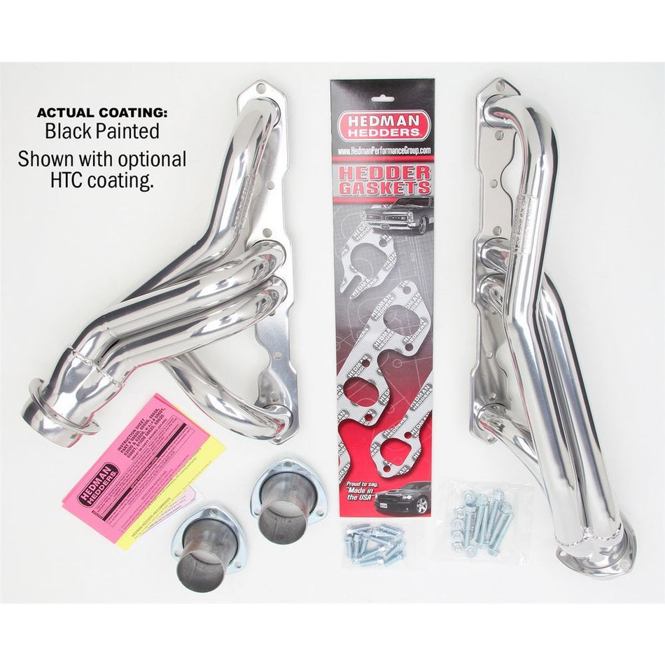 Hedman Hedders Street Headers - 1.75 in Primary - 3 in Collector - Small Block Chevy - GM Fullsize SUV / Truck 1967-87 - Pair