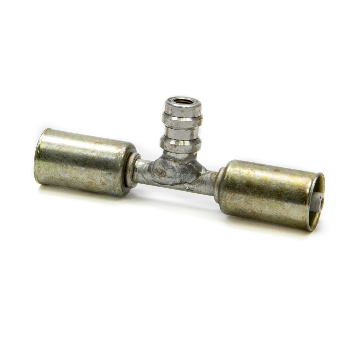 Vintage Air Hose End Fitting Straight 6 AN Hose Crimp to 6 AN Hose Crimp - Charge Port