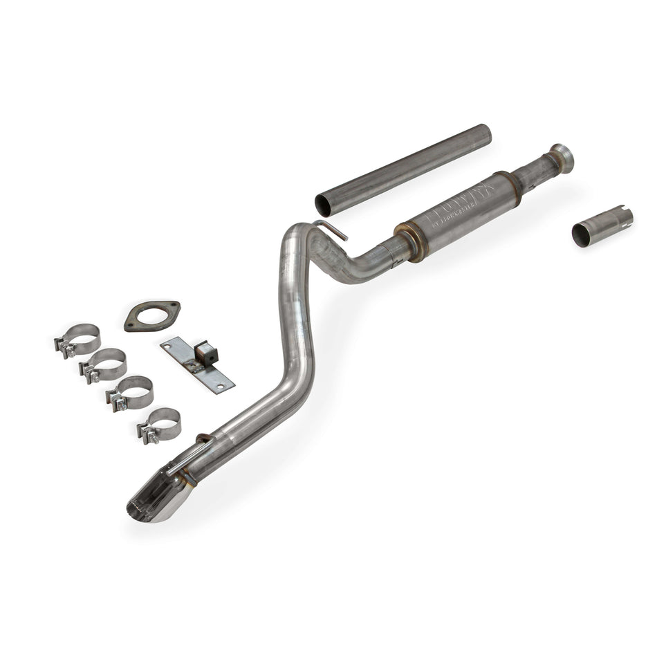 Flowmaster FlowFx Exhaust System - Cat-Back - 2-1/2" Diameter - Single Rear Exit - 4-3/4" Polished Tip - Stainless