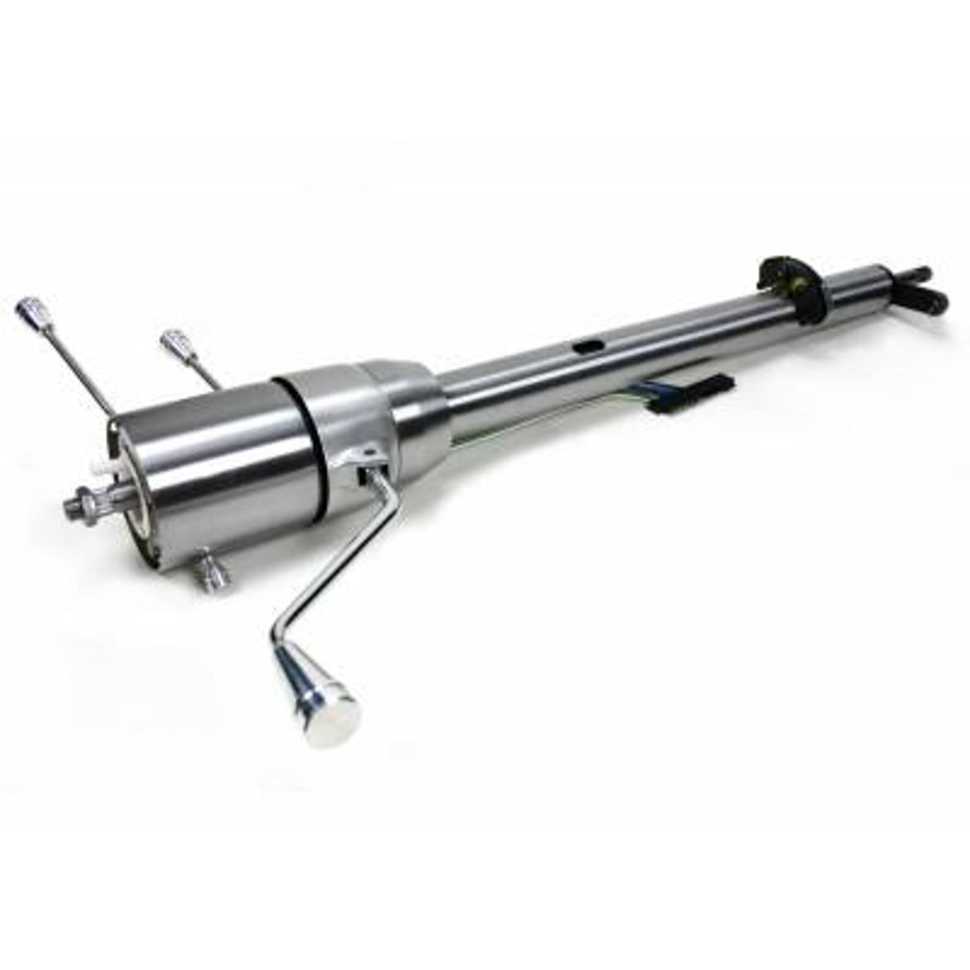 ididit Retrofit Steering Column - Tilt - Column Shift - Hazard/Turn Signal - Steel - Power Steering Box