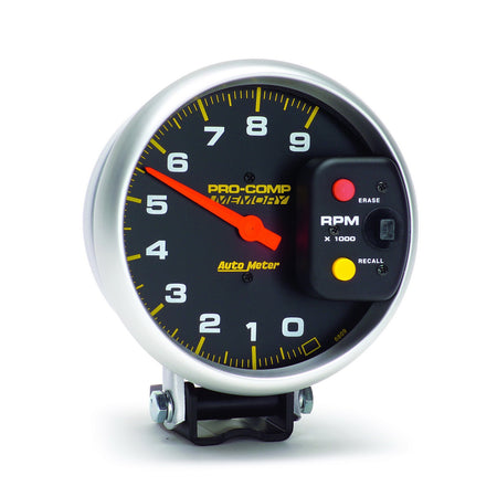 Auto Meter 9,000 RPM Pro-Comp 5" Monster Memory Tachometer