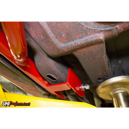 UMI Performance 1993-2002 GM F-Body 3-Point Subframe Connectors - Bolt-In - Red