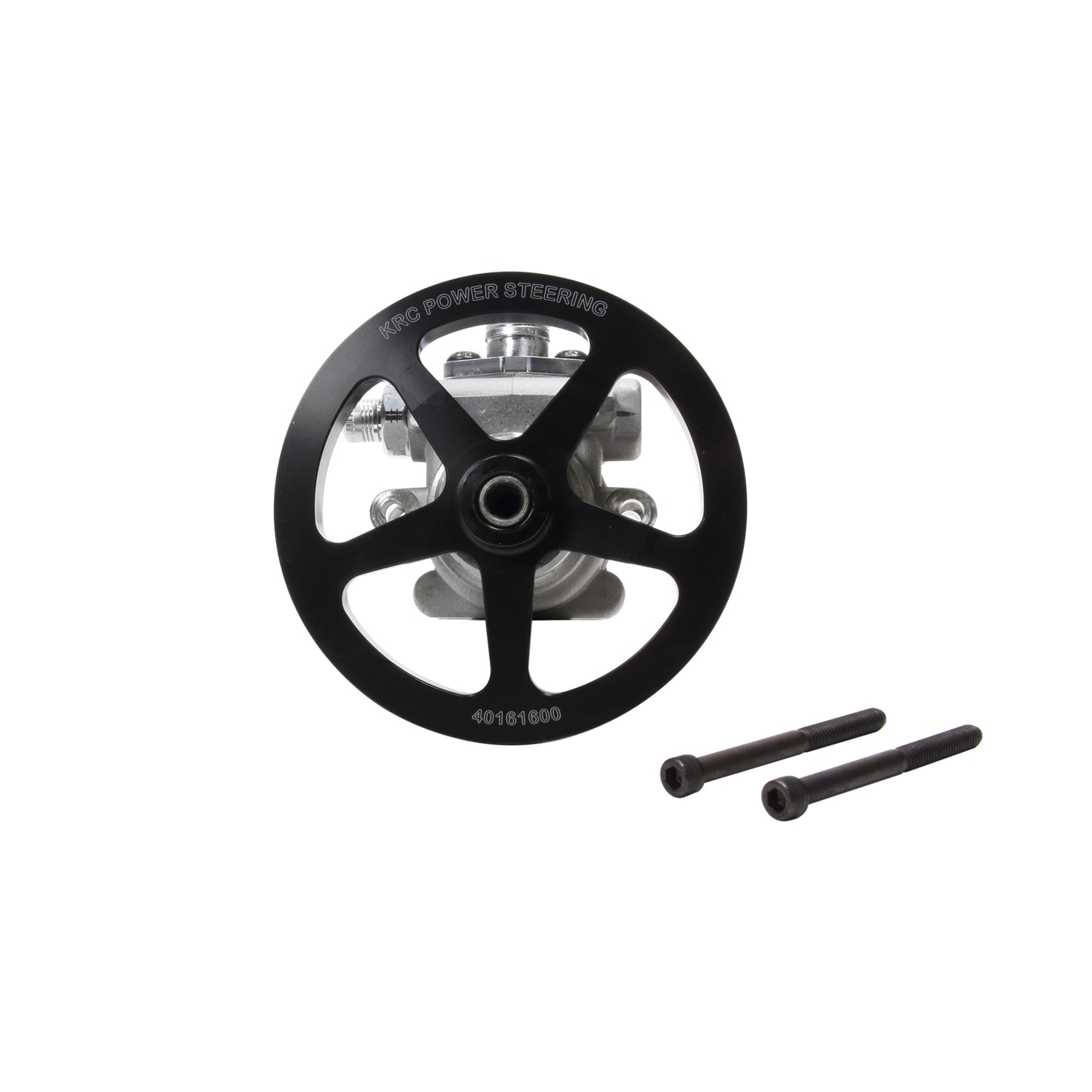 KRC Power Steering Pump Elite w/ 6" V- Belt Pulley w/o Reservoir