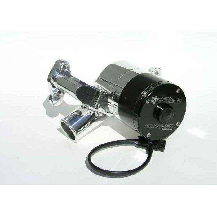 Meziere SB Chevy Billet Electric Water Pump - Hi-Flow - Polished