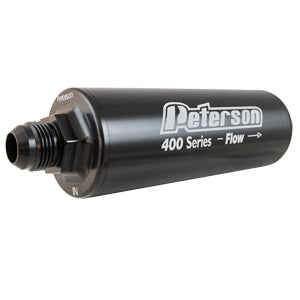 Peterson 400 Series Inline Oil Filter -16 AN Fittings - 100 Micron