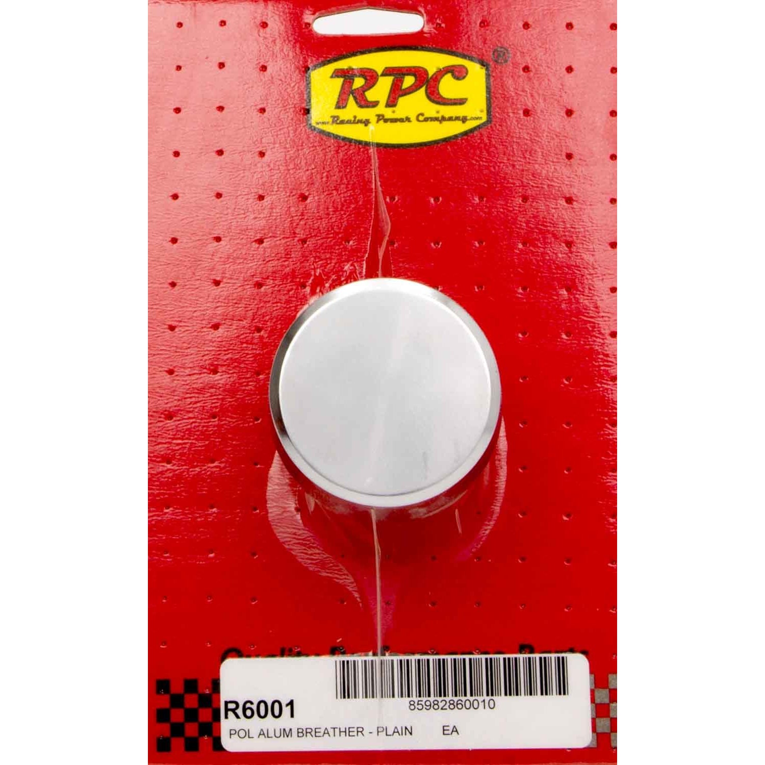 Racing Power Co-Packaged Alum Plain Push In Breather Polished