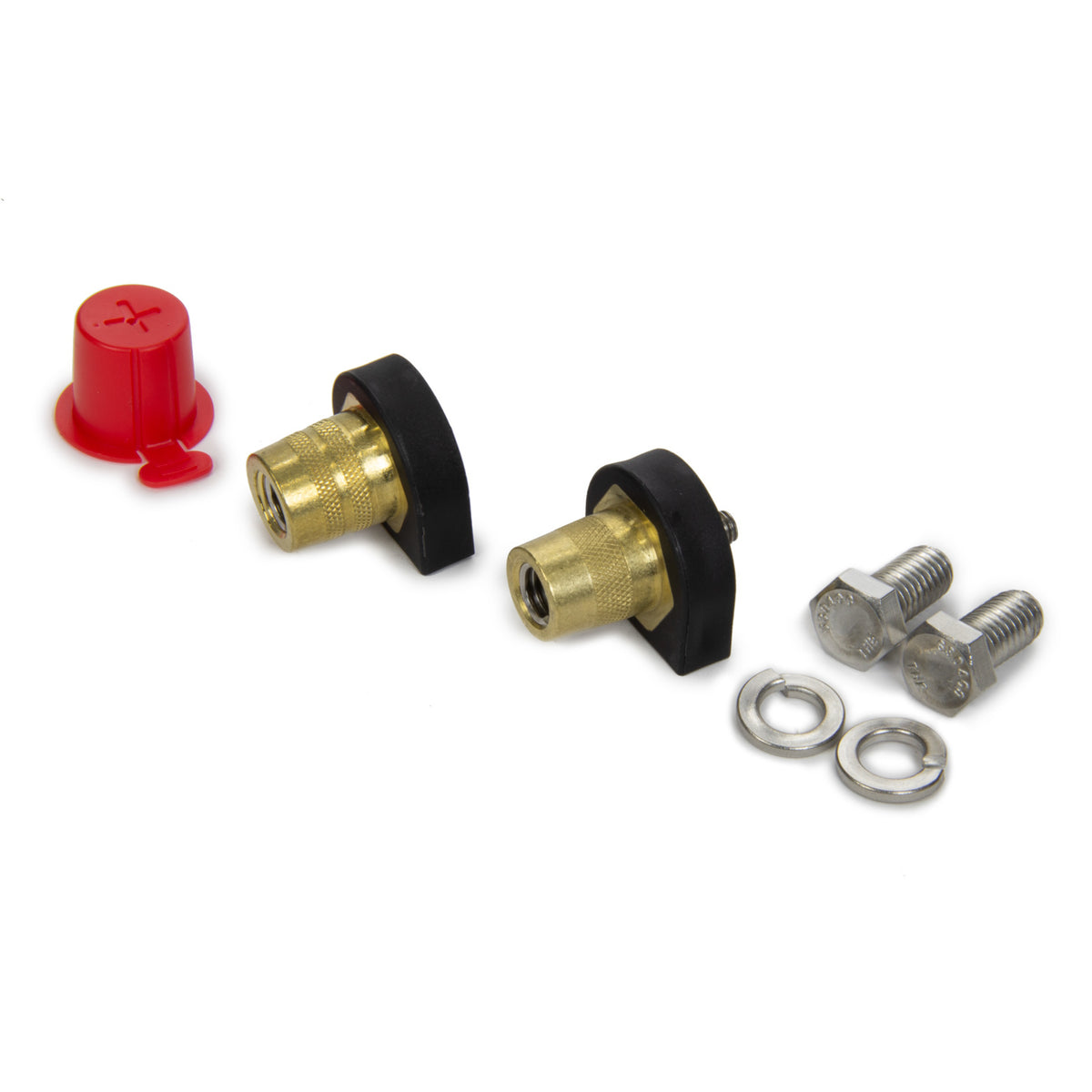 Odyssey Battery 2 Gauge Battery Terminal Top Post Brass - Pair