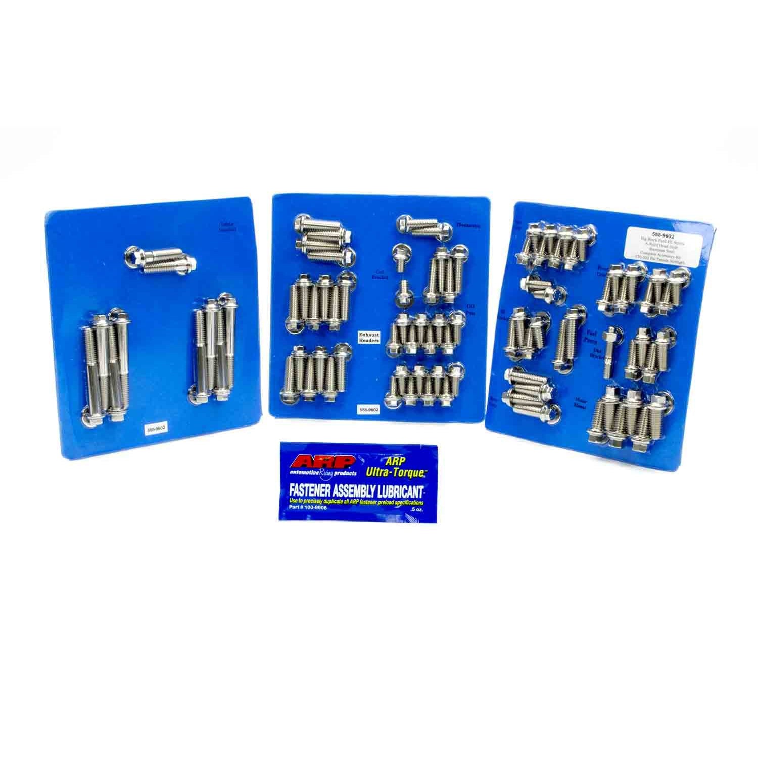 ARP Engine and Accessory Fastener Kit - Hex Head - Polished - Ford FE-Series