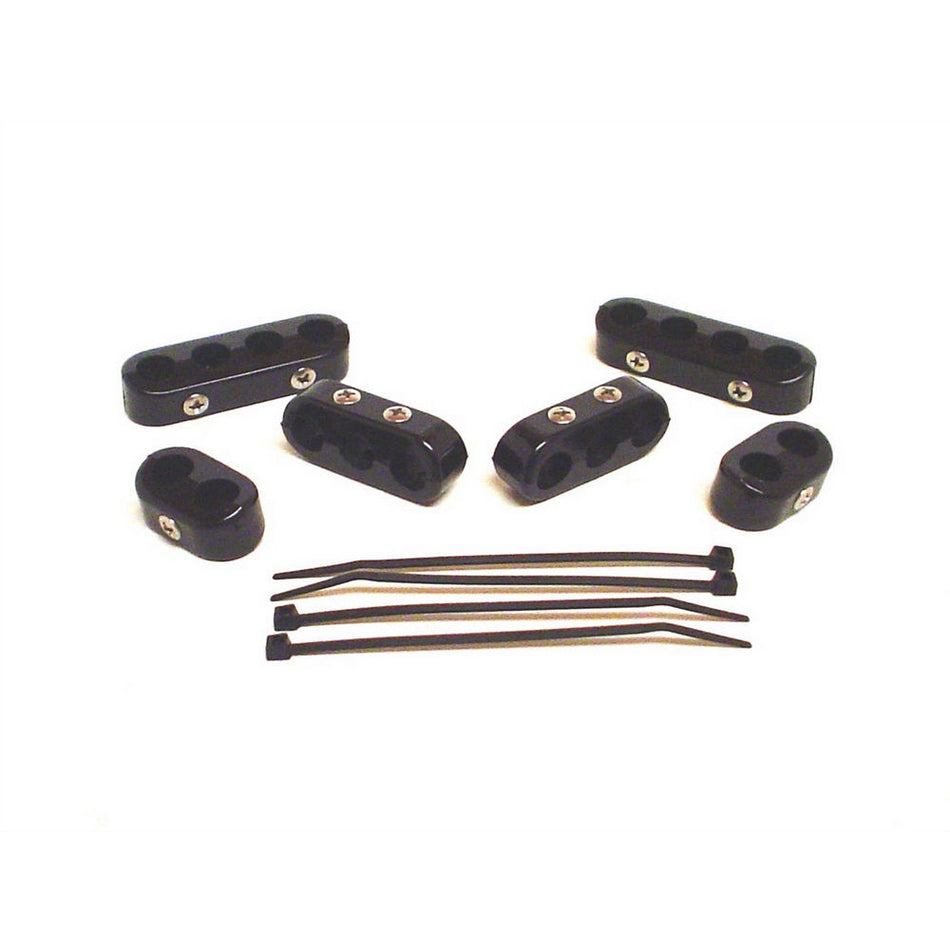Taylor Clamp-On Style Wire Separator Kit - Black - 7-8mm Plug Wire Size