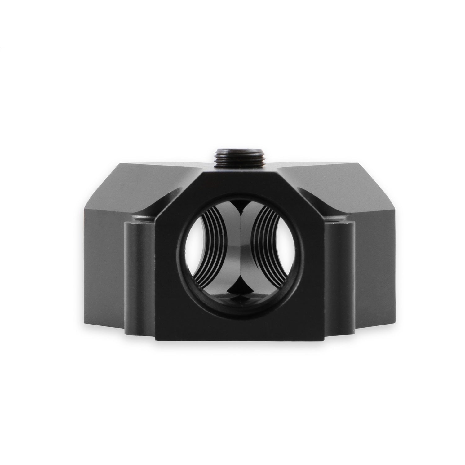 Earl's Fuel Y-Block 1/2" NPT Inlet-Dual 3/8" NPT Out
